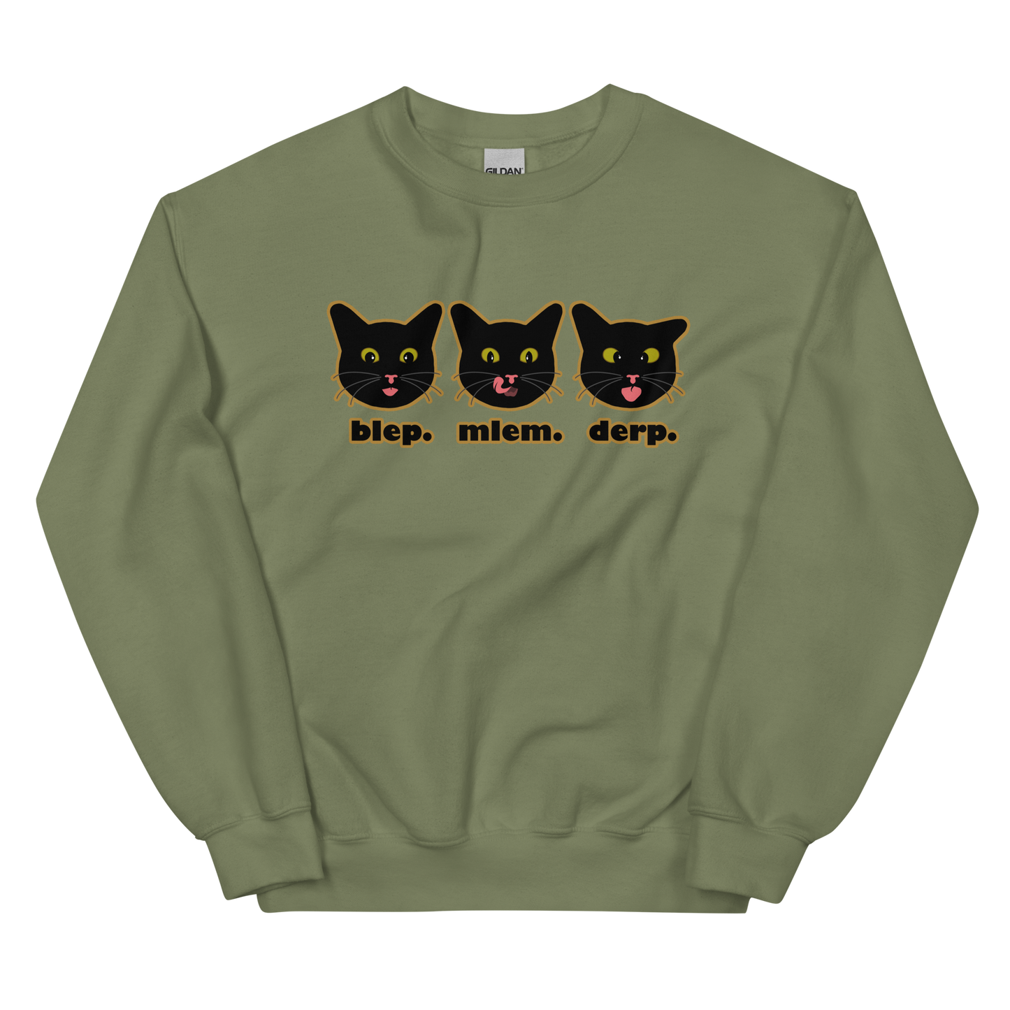 blep. mlem. derp. - Unisex Crewneck Sweatshirt