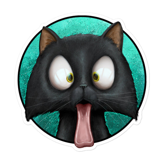 Cats With Their Tongues Out - Vinyl Sticker *LIMITED TIME*