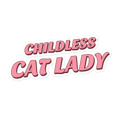 childless cat lady - Vinyl Sticker *LIMITED TIME*