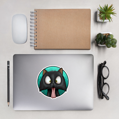 Cats With Their Tongues Out - Vinyl Sticker *LIMITED TIME*