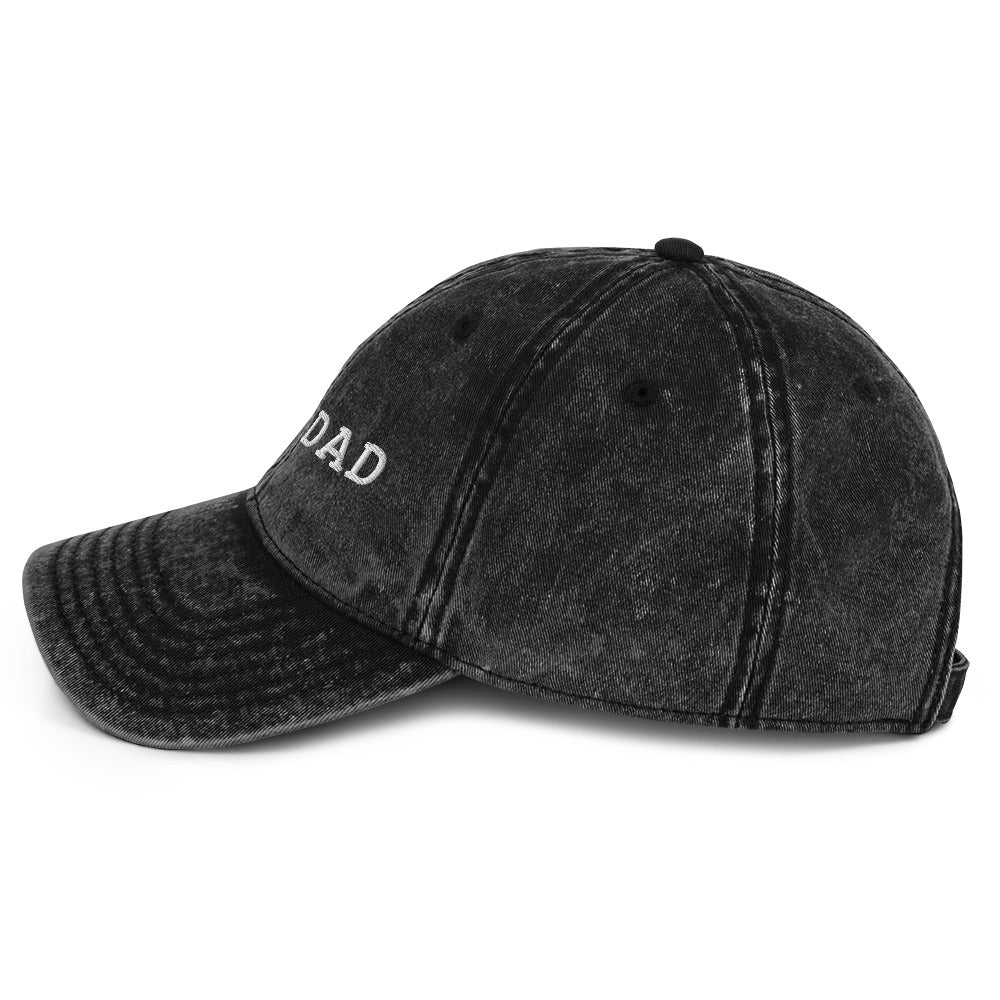 cat dad - Vintage Embroidered Hat