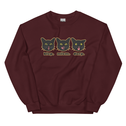 blep. mlem. derp. - Unisex Crewneck Sweatshirt